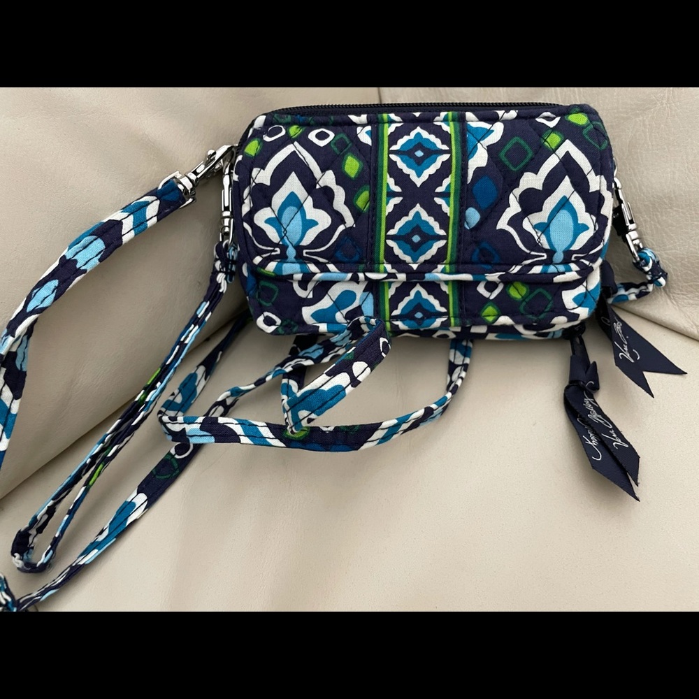Vera Bradley Blue and White Small Wallet